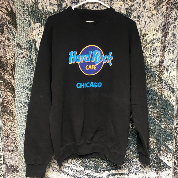 hard rock crew neck